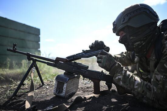 Боевая подготовка военнослужащих бригады "Север"