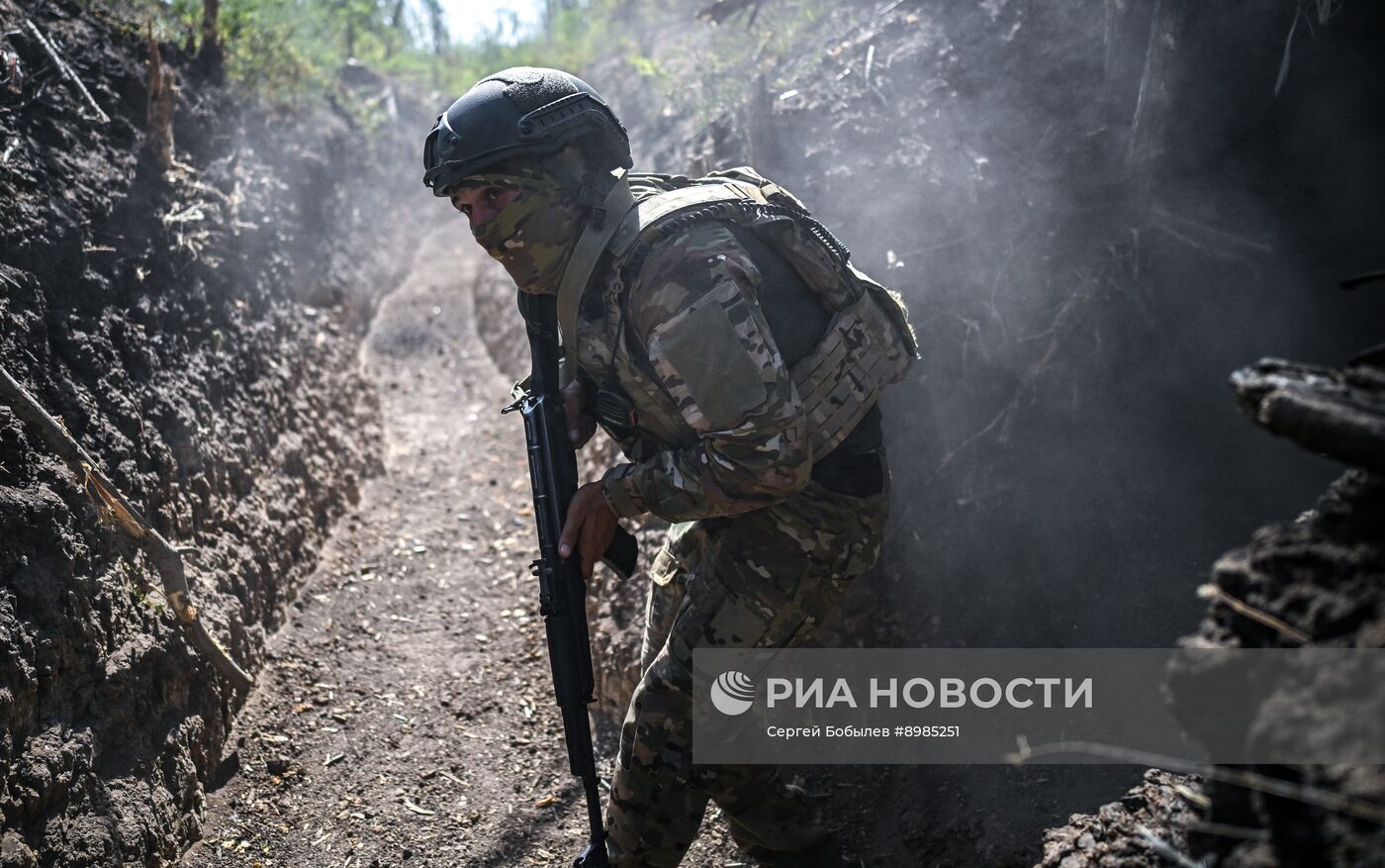 Боевая подготовка военнослужащих бригады "Север"