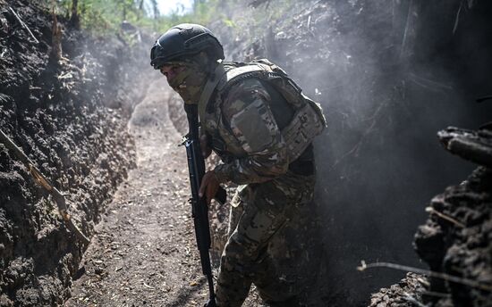 Боевая подготовка военнослужащих бригады "Север"