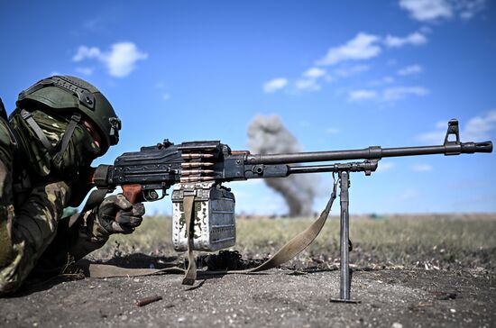 Боевая подготовка военнослужащих бригады "Север"