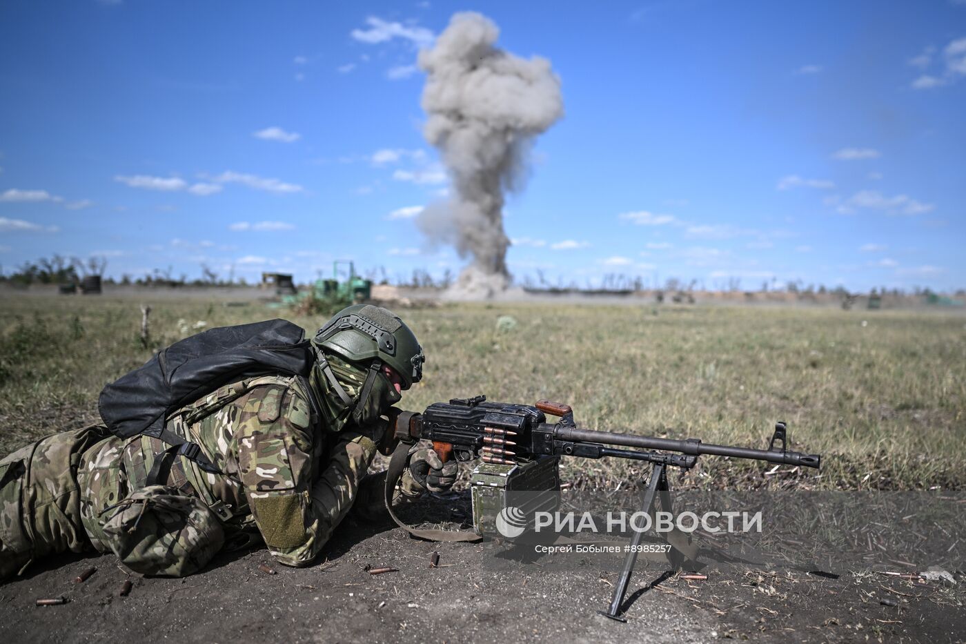 Боевая подготовка военнослужащих бригады "Север"
