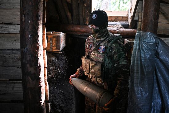 Боевая подготовка военнослужащих бригады "Север"