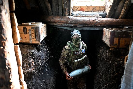 Боевая подготовка военнослужащих бригады "Север"