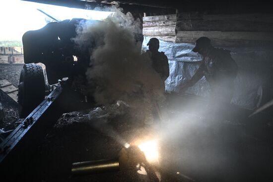 Боевая подготовка военнослужащих бригады "Север"