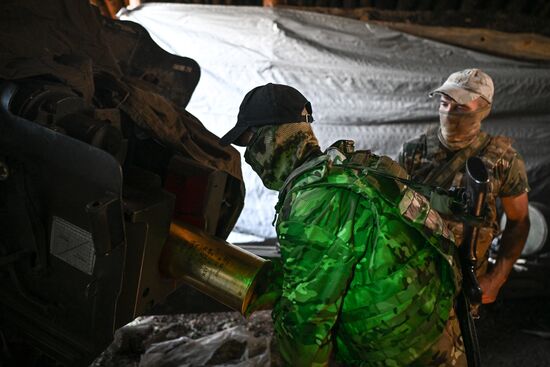 Боевая подготовка военнослужащих бригады "Север"