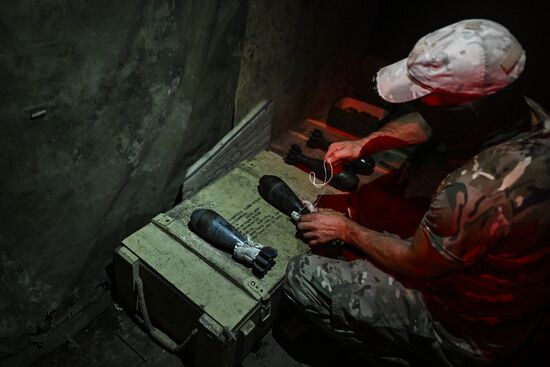 Боевая подготовка военнослужащих бригады "Север"