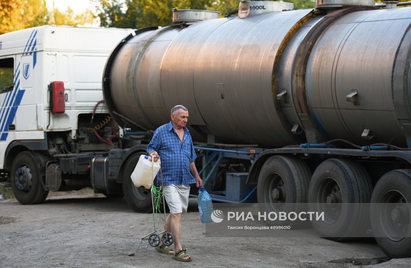Ситуация с водоснабжением в ДНР 