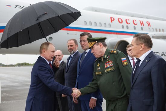 Рабочая поездка президента Владимира Путина в Приволжский федеральный округ