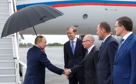 Рабочая поездка президента Владимира Путина в Приволжский федеральный округ