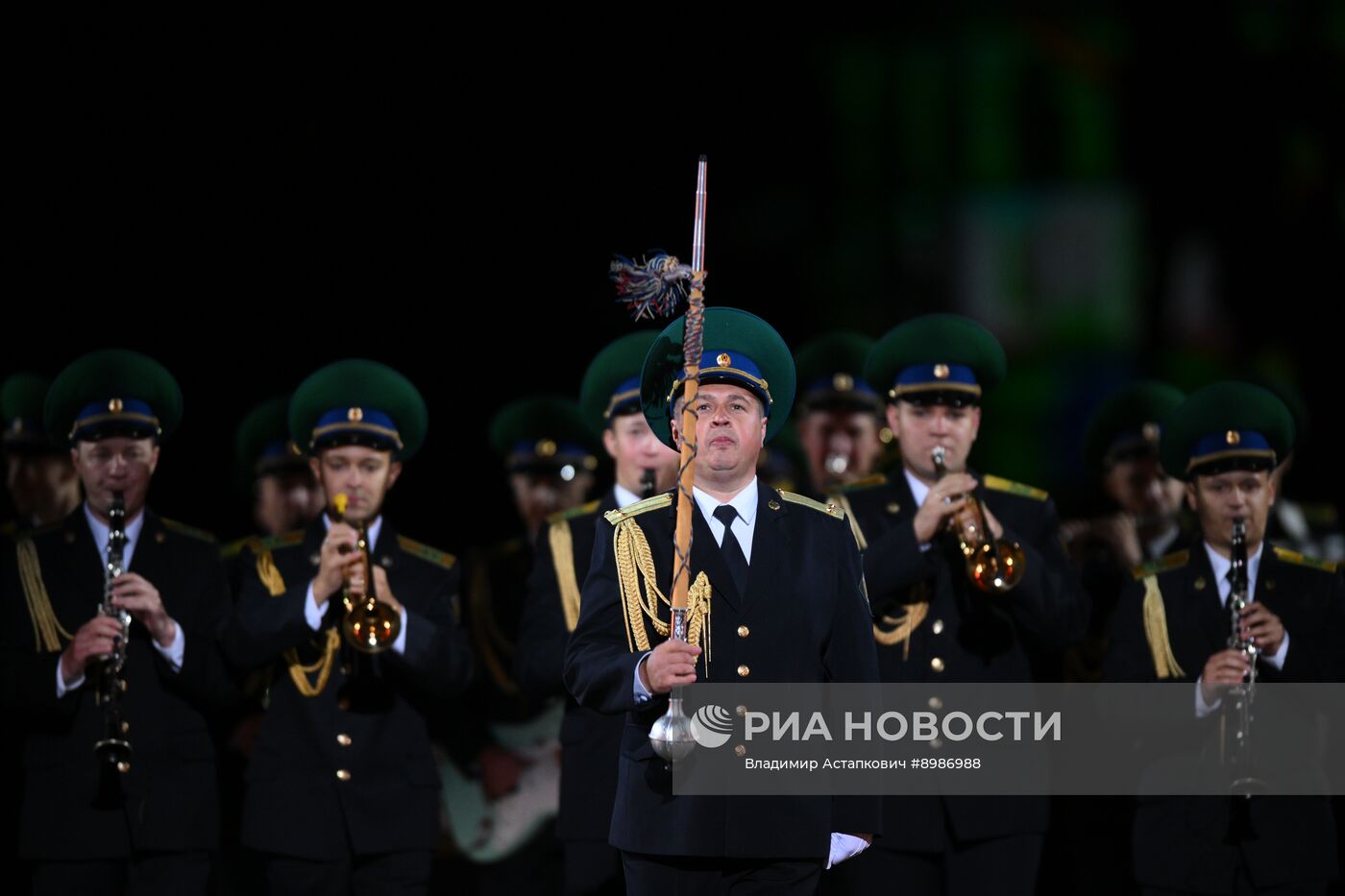 Церемония открытия Международного военно-музыкального фестиваля "Спасская башня"