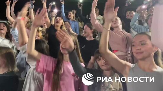 Кадры завершения первой смены Форума молодежи Донбасса 