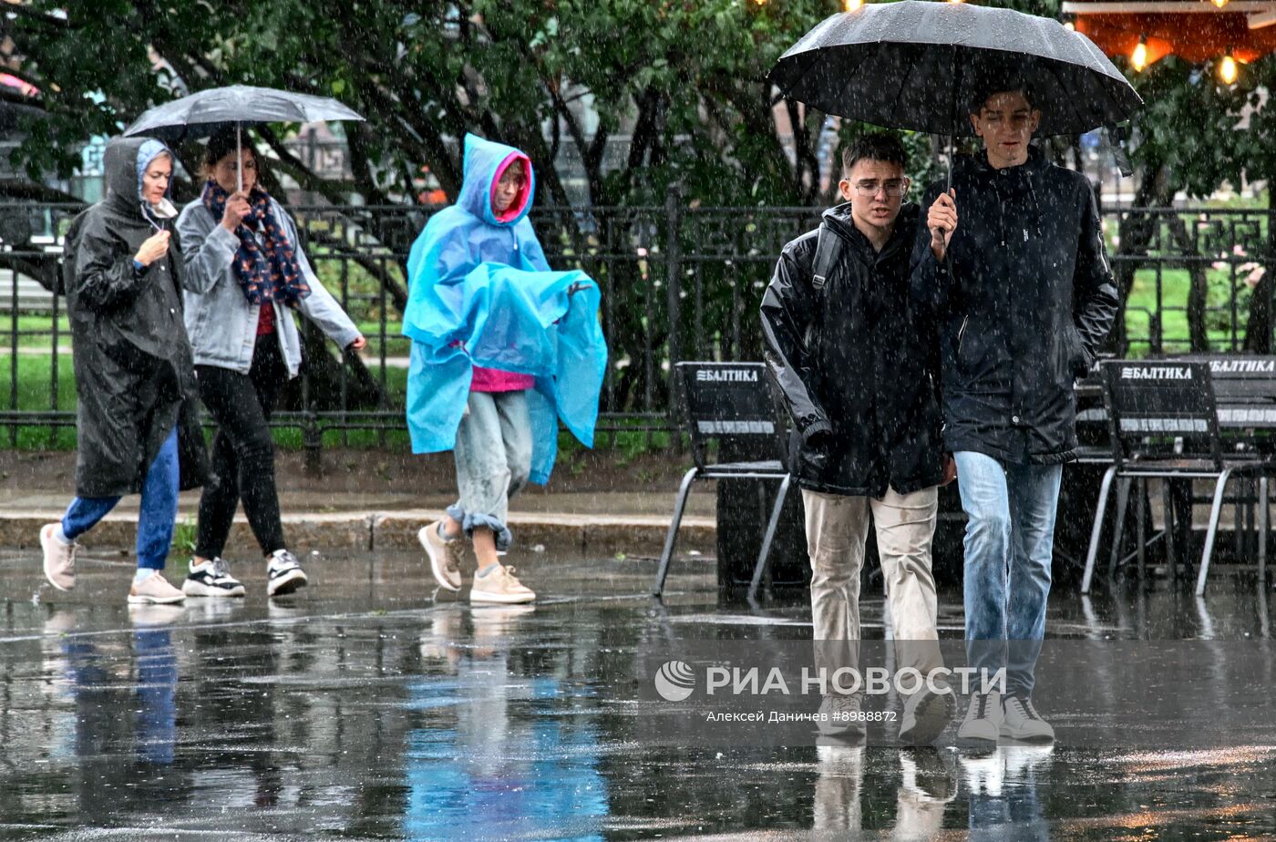 Дождь в Санкт-Петербурге
