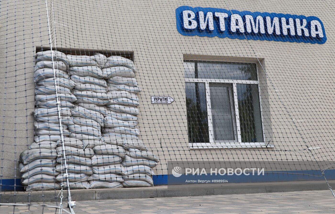 Установка антидроновой сетки на зданиях в Белгороде