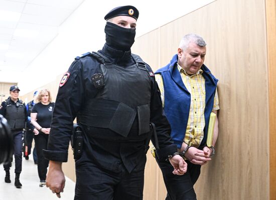 Оглашение приговора трем генералам МВД из Санкт-Петербурга