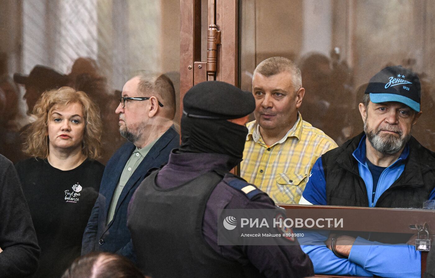 Оглашение приговора трем генералам МВД из Санкт-Петербурга