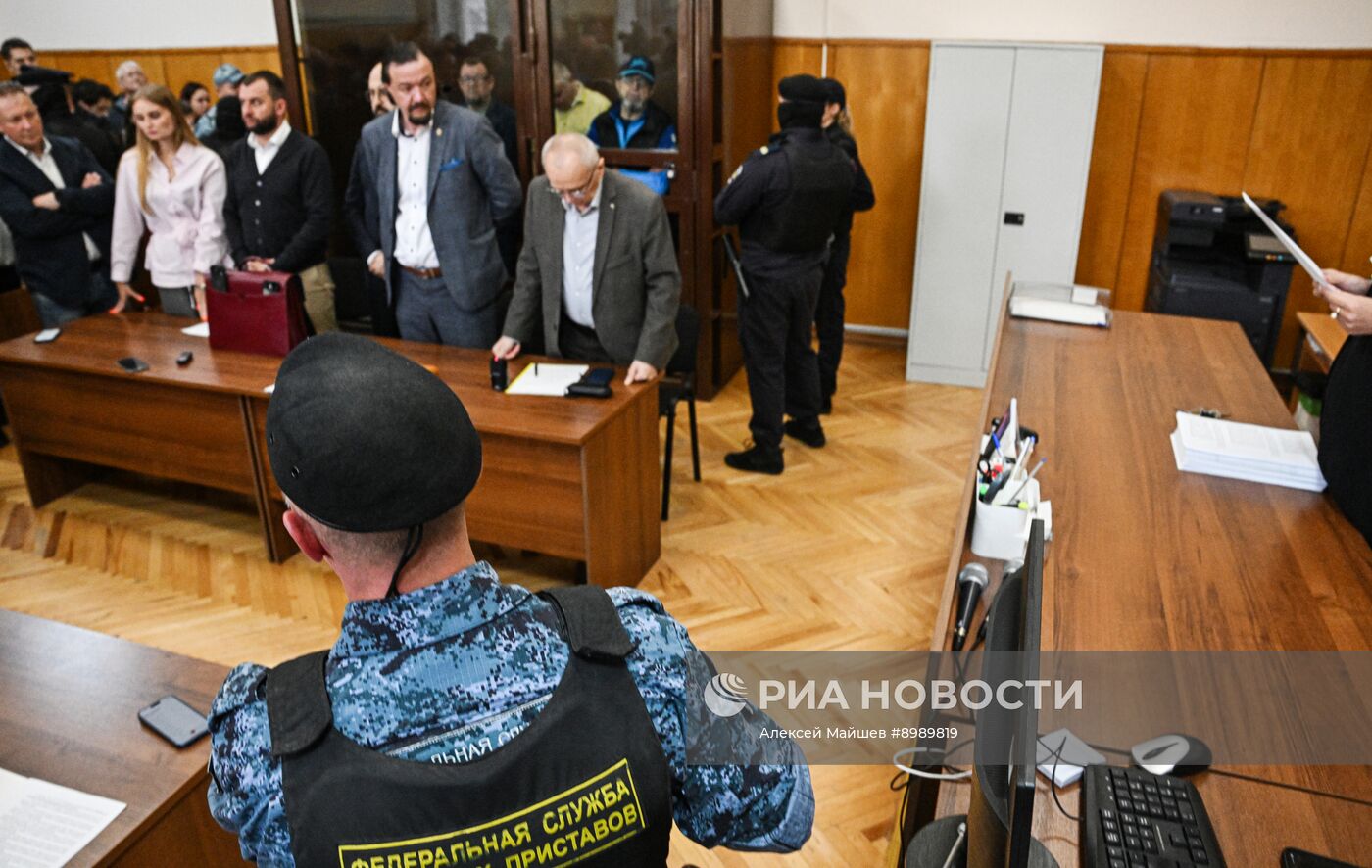 Оглашение приговора трем генералам МВД из Санкт-Петербурга