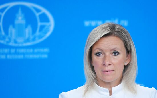 Брифинг официального представителя МИД России М. Захаровой 