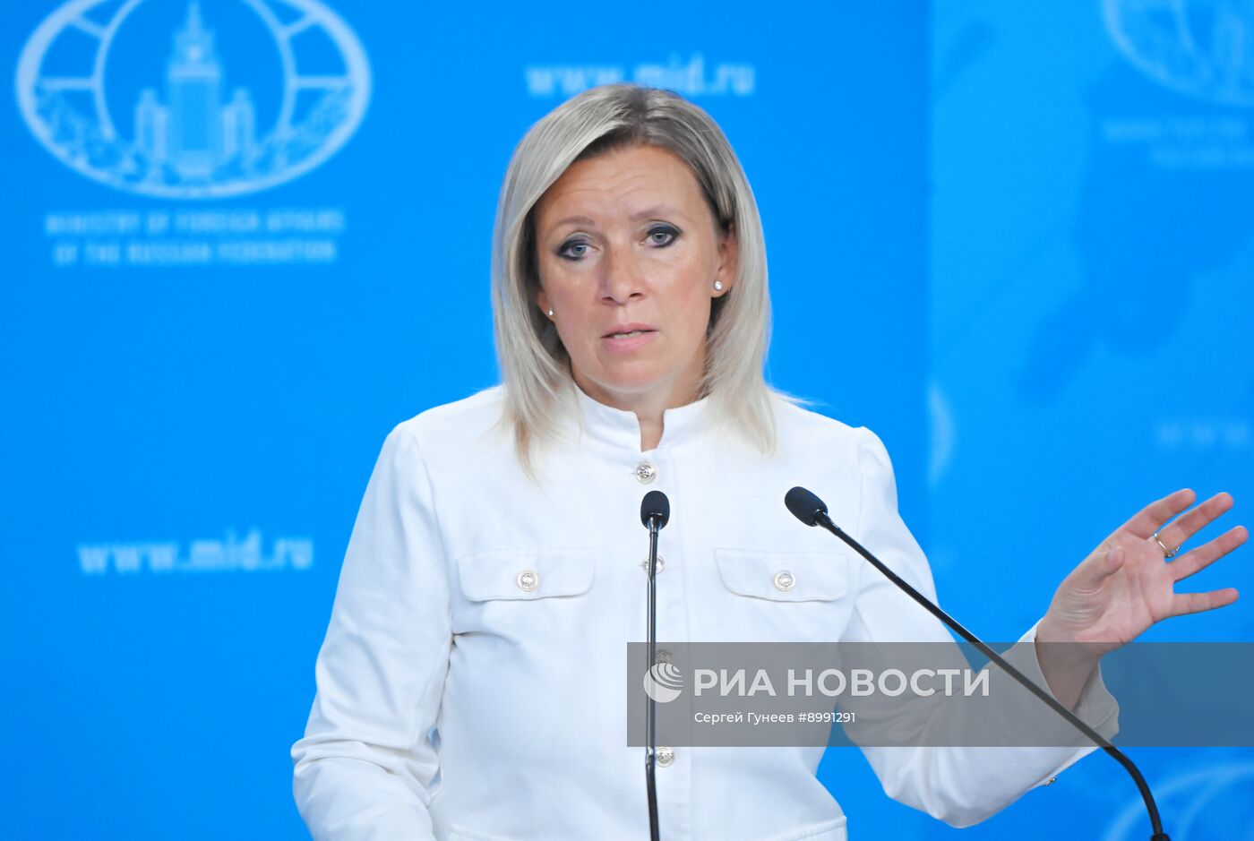 Брифинг официального представителя МИД России М. Захаровой 