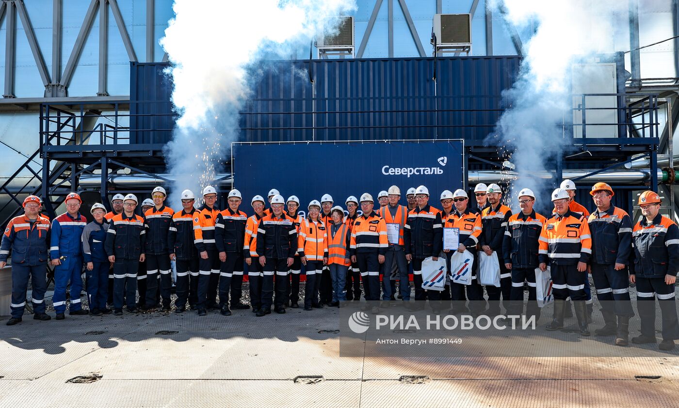 Работа Яковлевского горно-обогатительного комбината в Белгородской области