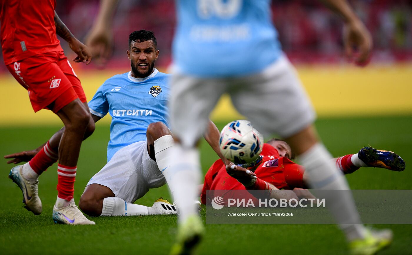 Футбол. РПЛ. "Спартак" (Москва) - "Сочи" (Сочи)