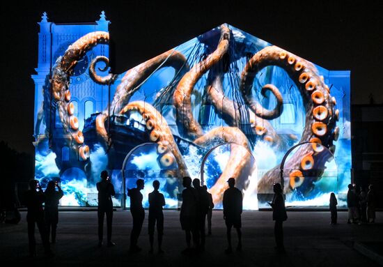 Фестиваль света "Проекция" в Подмосковье