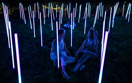 Фестиваль света "Проекция" в Подмосковье