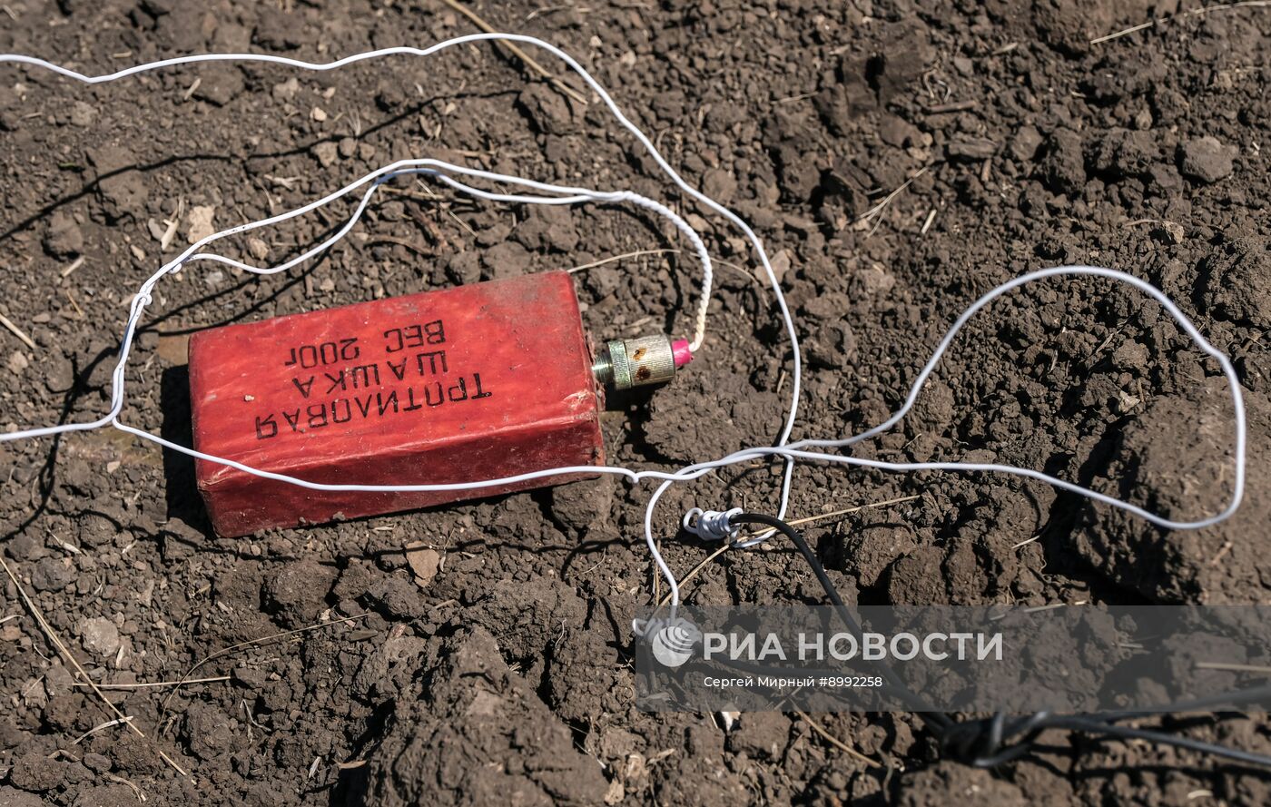 Подготовка саперов группировки войск "Днепр" в Запорожской области