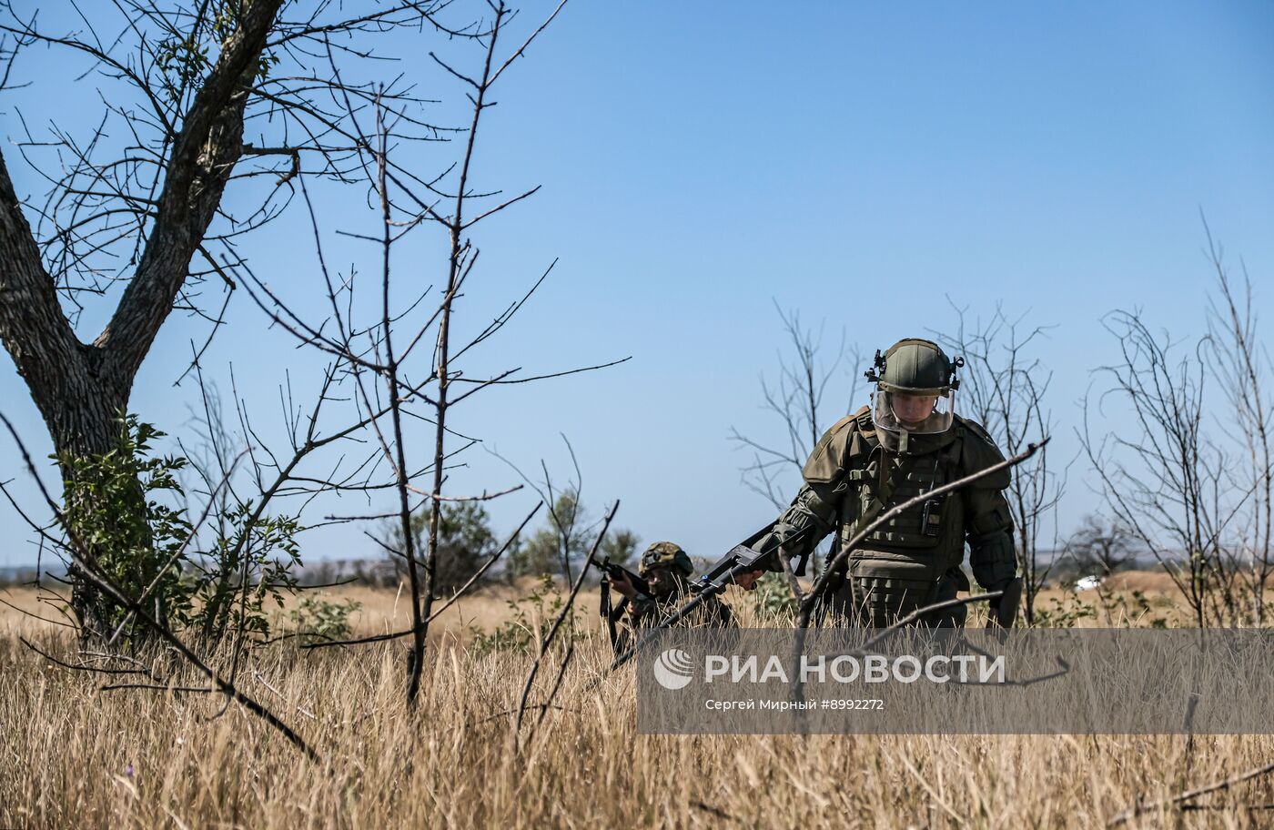 Подготовка саперов группировки войск "Днепр" в Запорожской области