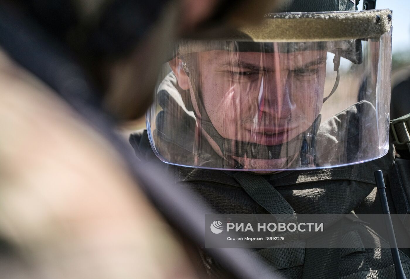 Подготовка саперов группировки войск "Днепр" в Запорожской области