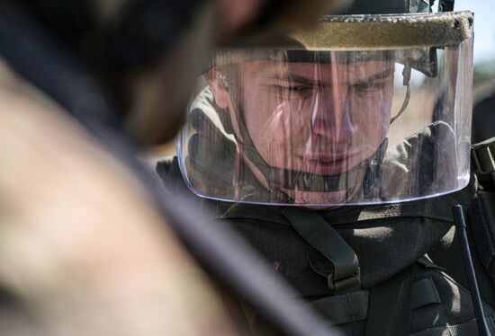 Подготовка саперов группировки войск "Днепр" в Запорожской области