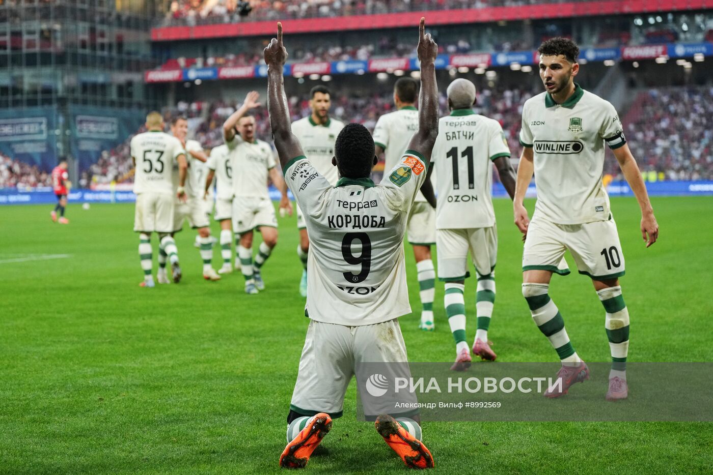 Футбол. РПЛ. ПФК ЦСКА (Москва) - "Краснодар" (Краснодар)