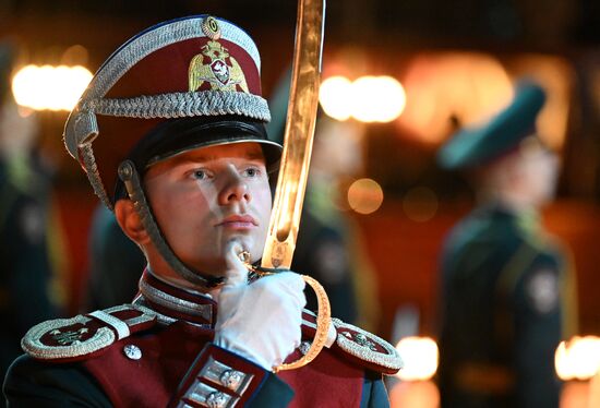 Церемония закрытия фестиваля "Спасская башня"