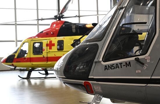 Первый полет импортозамещенного вертолёта "Ансат"