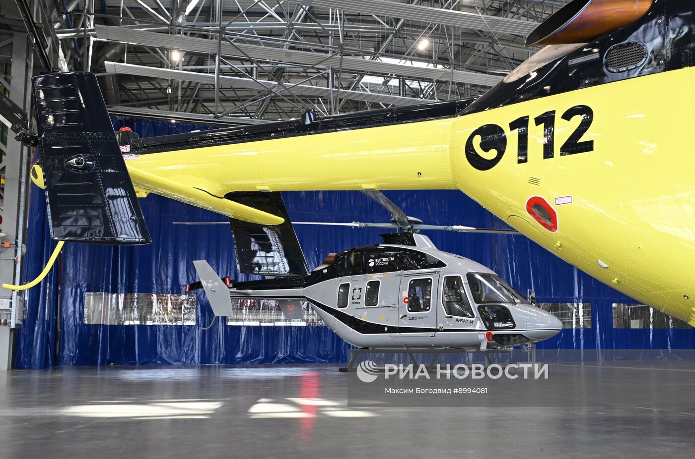 Первый полет импортозамещенного вертолёта "Ансат"