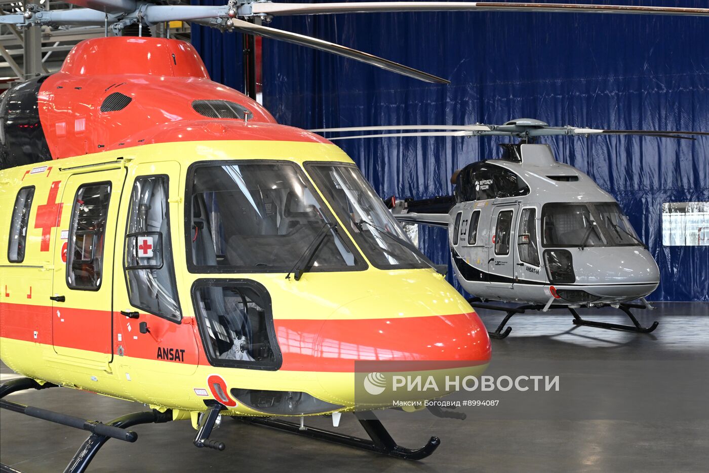 Первый полет импортозамещенного вертолёта "Ансат"