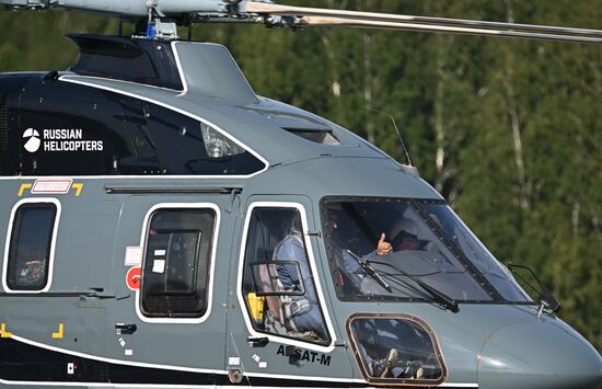 Первый полет импортозамещенного вертолёта "Ансат"