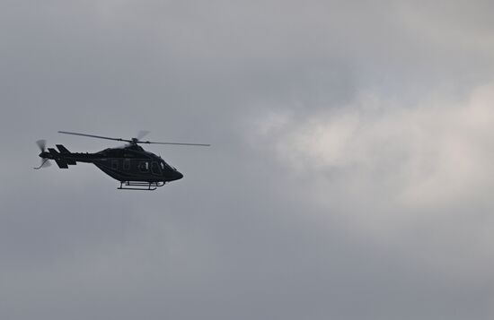 Первый полет импортозамещенного вертолёта "Ансат"