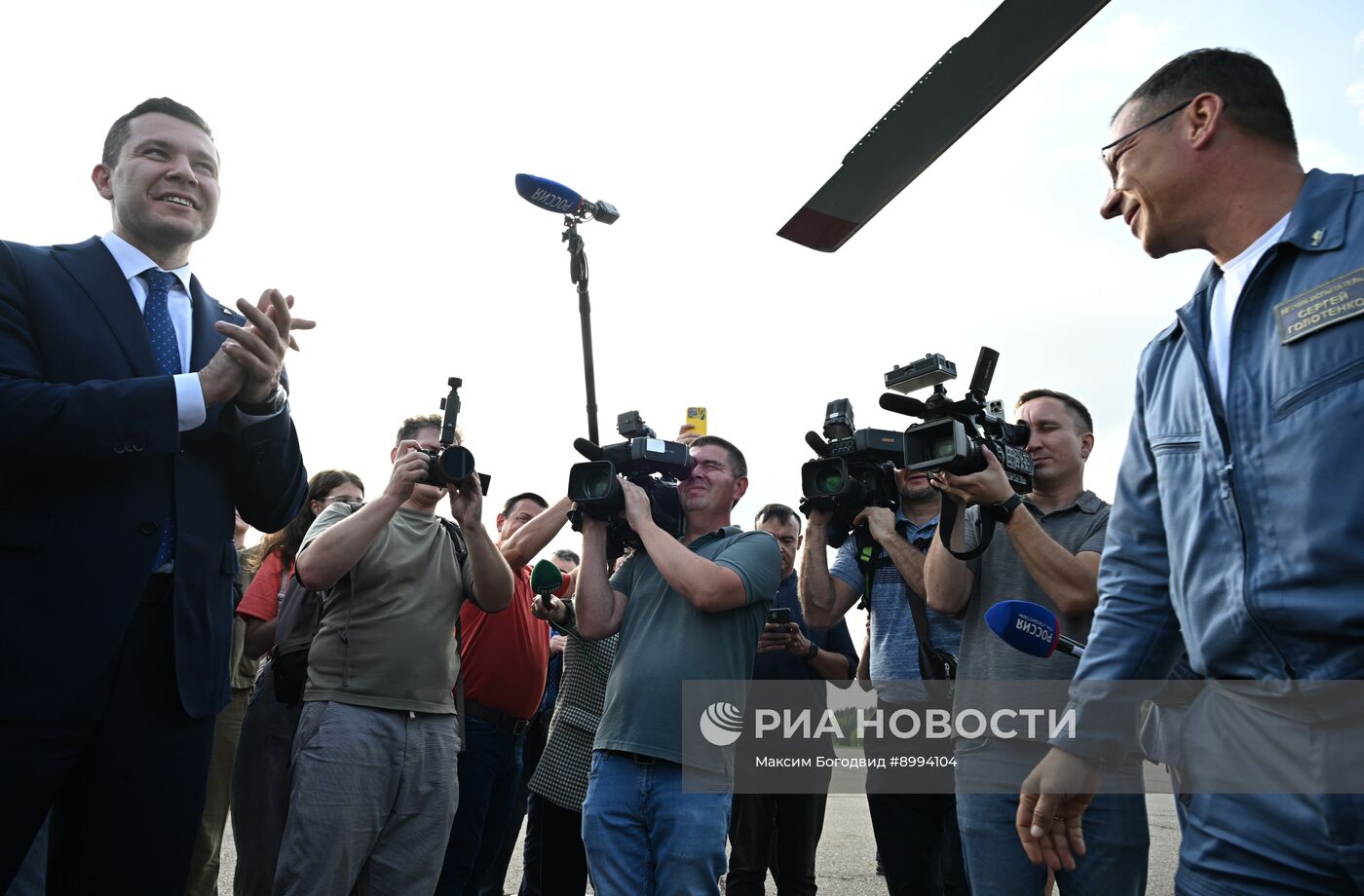 Первый полет импортозамещенного вертолёта "Ансат"