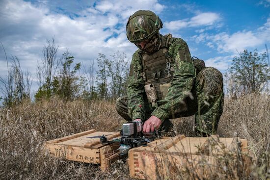 Подготовка штурмовых подразделений российской группировки войск "Днепр" на Запорожском направлении 