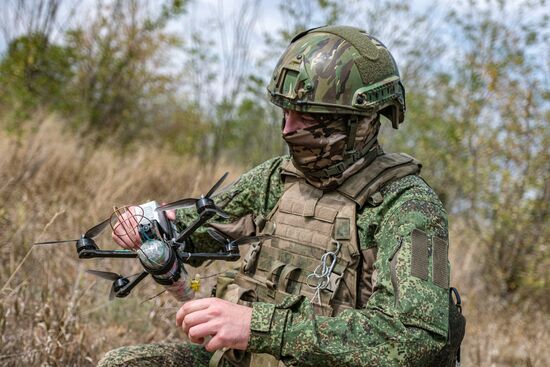 Подготовка штурмовых подразделений российской группировки войск "Днепр" на Запорожском направлении 