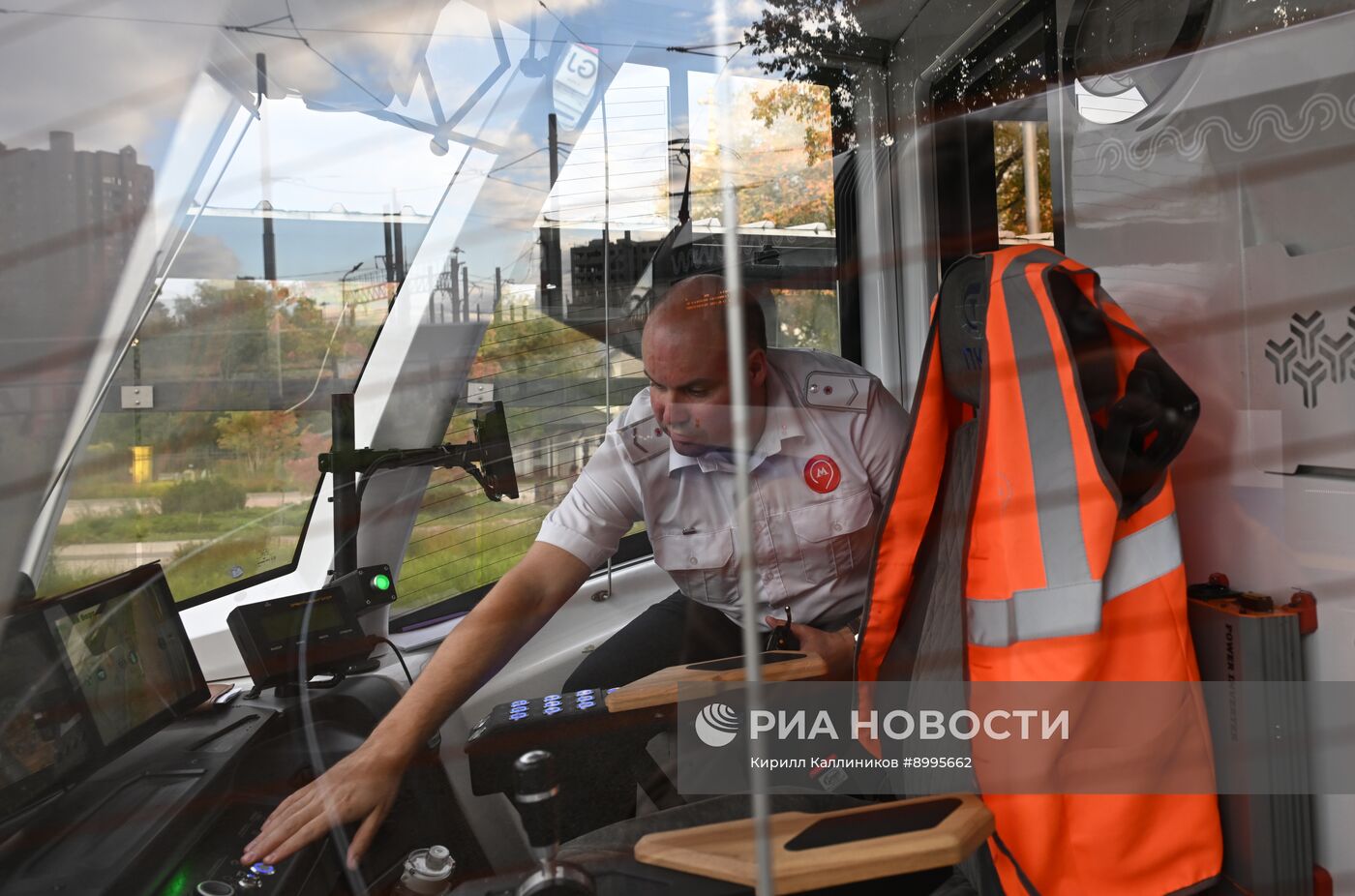 В Москве запустили первый беспилотный трамвай