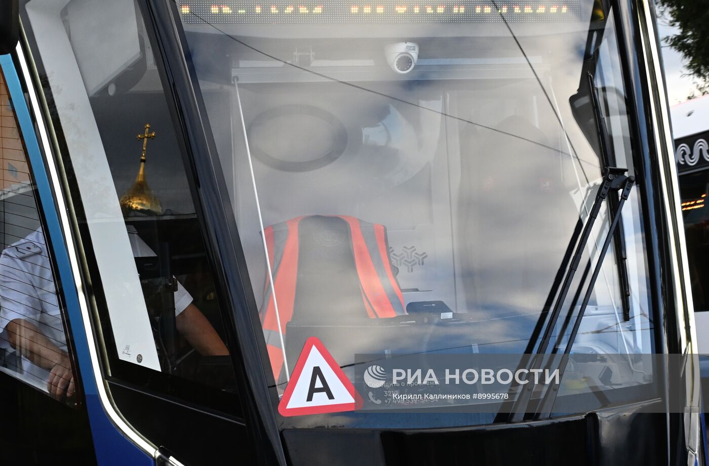 В Москве запустили первый беспилотный трамвай
