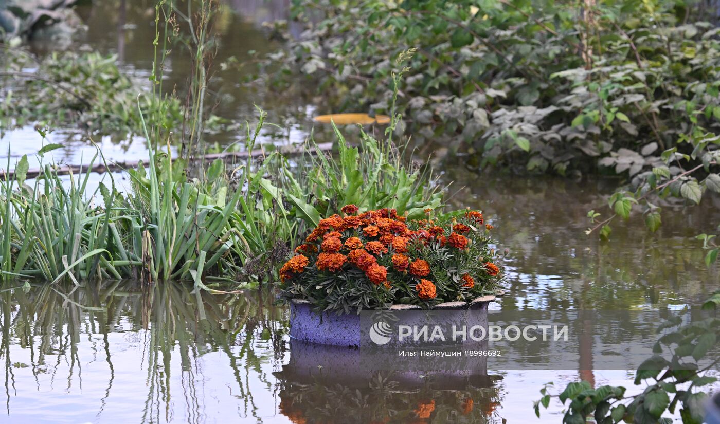Последствия ливней в Красноярском крае