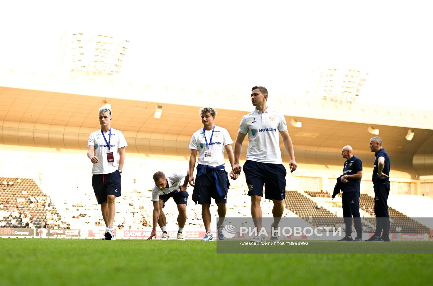 Футбол. Товарищеский матч. Катар - Россия