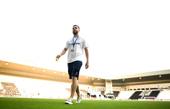 Футбол. Товарищеский матч. Катар - Россия