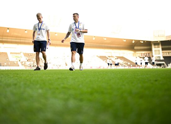 Футбол. Товарищеский матч. Катар - Россия