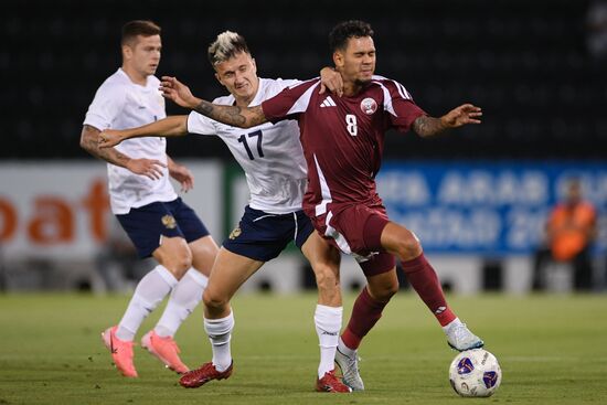 Футбол. Товарищеский матч. Катар - Россия