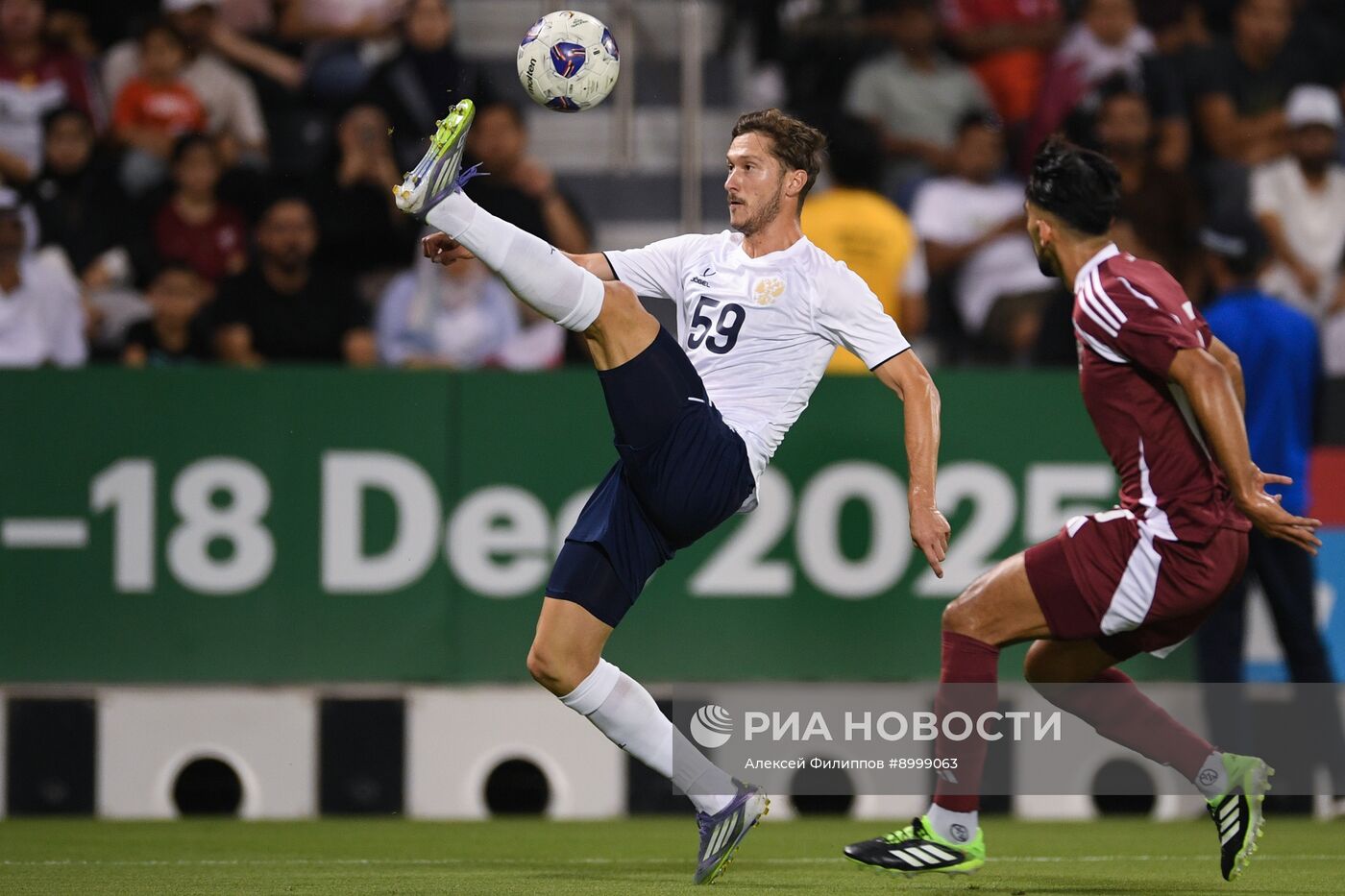 Футбол. Товарищеский матч. Катар - Россия