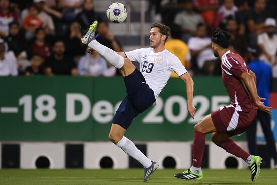 Футбол. Товарищеский матч. Катар - Россия