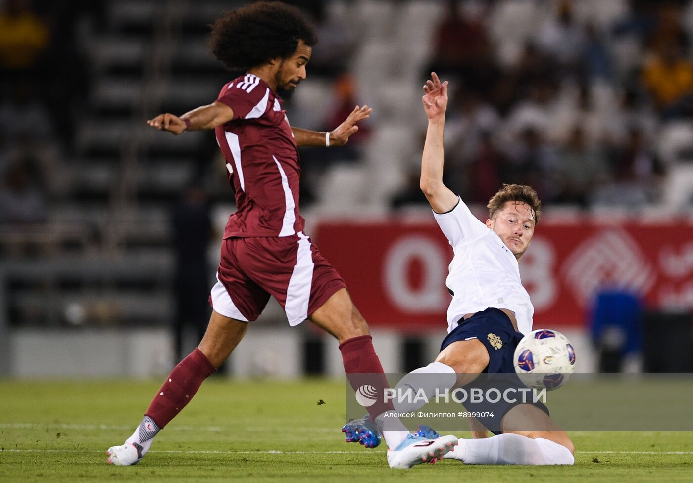 Футбол. Товарищеский матч. Катар - Россия